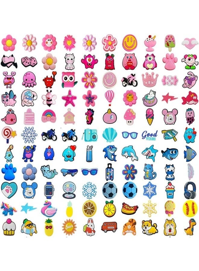 Flushrenic 50 Pcs Random Shoe Charms,Shoe Decoration Charms, for Croc Clog, Cute No-Repeat Different Charms Accessories,Shoe & Bracelet Wristband Party Gifts - Image 4